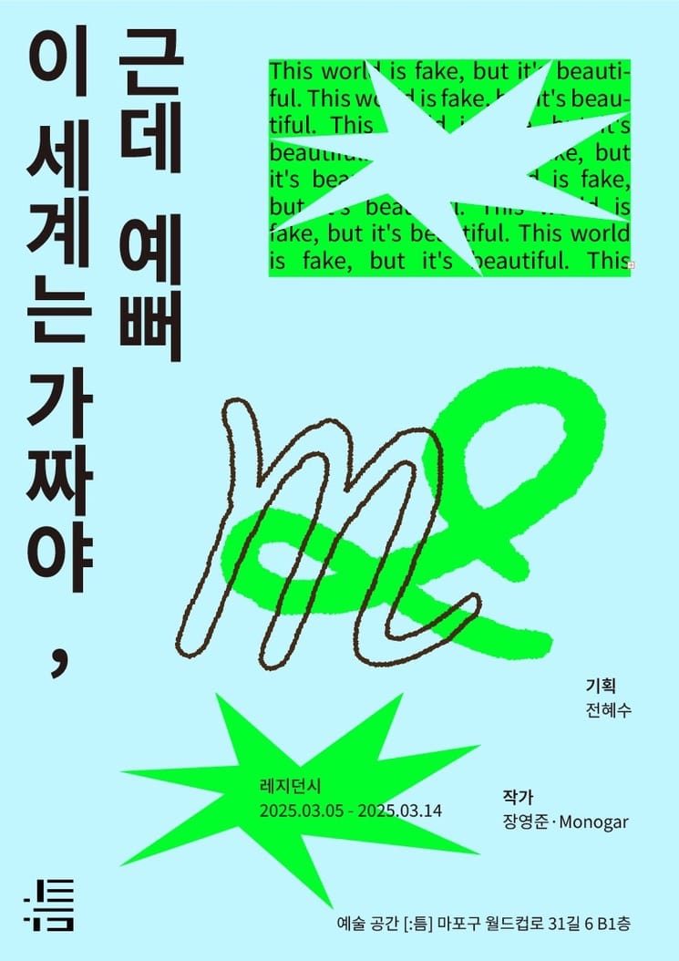 장영준, 모노가아 《이 세계는 가짜야, 근데 예뻐》